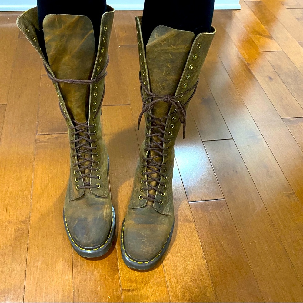 Vintage knee high Doc Martens
